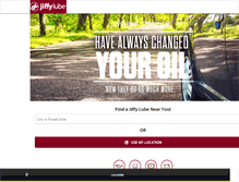Tablet Screenshot of jiffylube.ca