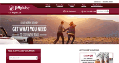 Desktop Screenshot of la.jiffylube.com